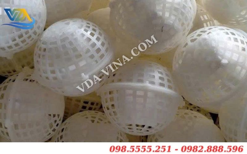 Giá Thể Vi Sinh Dạng Cầu D100 – Giải Pháp Tối Ưu Cho Xử Lý Nước Thải
